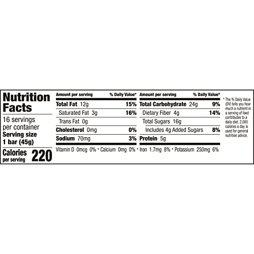 Larabar Peanut Butter Chocolate Chip, Gluten Free Fruit & Nut Bars, 16 ct