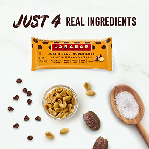 Larabar Peanut Butter Chocolate Chip, Gluten Free Fruit & Nut Bars, 16 ct