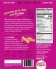 Sun Tropics Non-GMO Rolled Coconut Wafer Rolls 4oz (Salted Caramel)